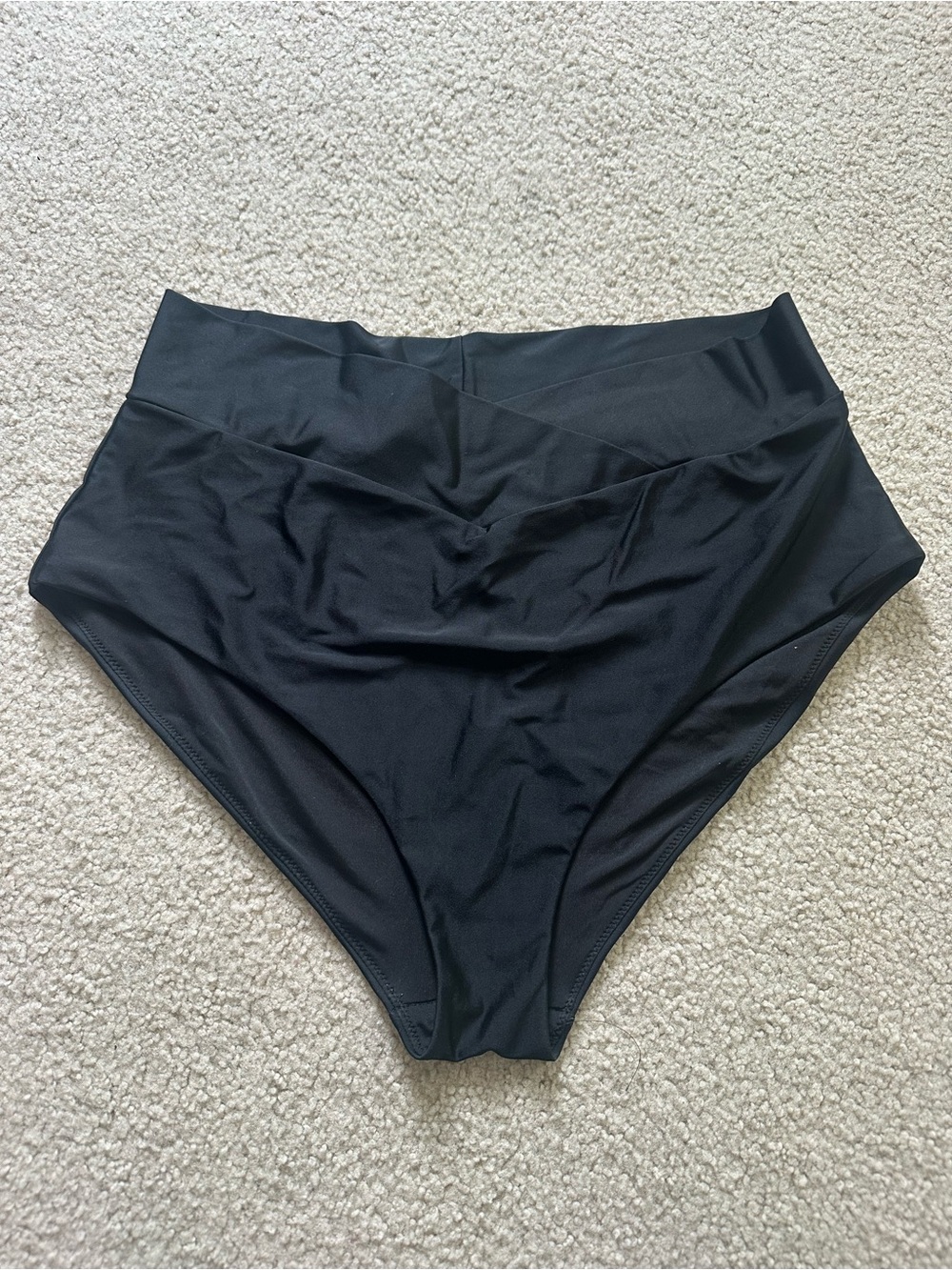Aerie High-Waist Black Bikini Bottoms
